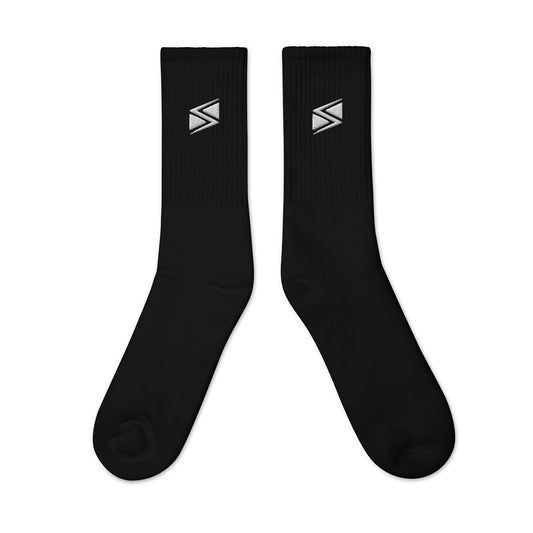 Embroidered Logo Socks